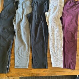 Athleta Pants Bundle – Size Medium (5 Pairs) | Athletic, Travel, Everyday